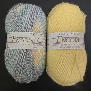 PLYMOUTH YARMS ENCORE 2 SKEINS